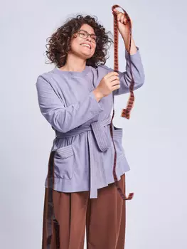 Выкройка: Жакет с запахом