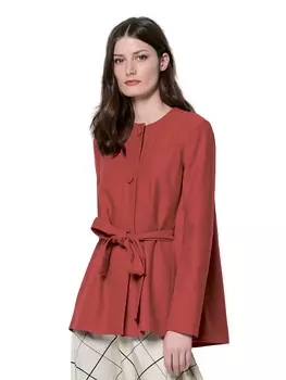 Выкройка: Жакет с завязывающимся поясом