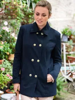 Выкройка: Жакет с золотистыми пуговицами