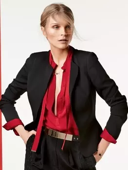 Выкройка: Жакет-спенсер с баской