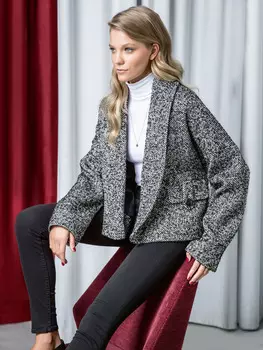 Выкройка: Жакет свободного силуэта без застежек