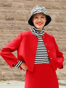 Выкройка: Жакет в стиле 60-х