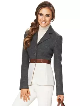 Выкройка: Жакет в стиле колор-блокинг