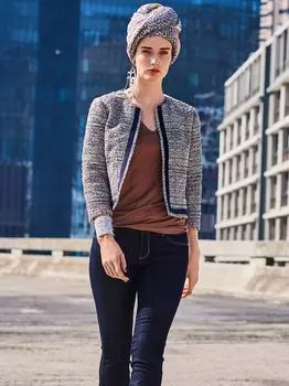 Выкройка: Жакет в стиле Шанель