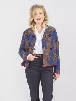 Выкройка: Жакет в восточном стиле