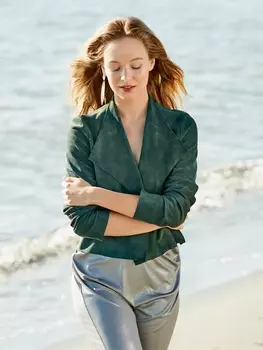 Выкройка: Жакет замшевый