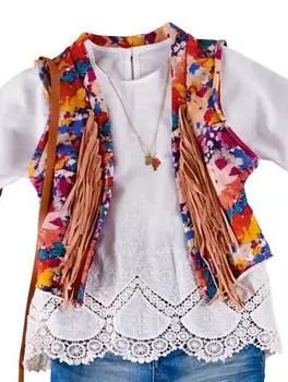 Выкройка: Жилет для девочки