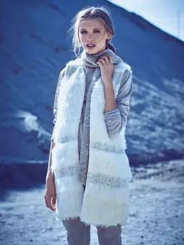 Выкройка: Жилет из искусственного меха