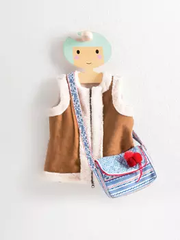 Выкройка: Жилет из искусственной замши