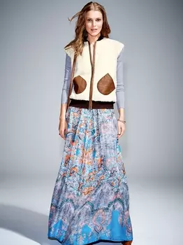 Выкройка: Жилет меховой