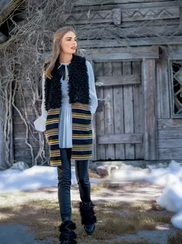 Выкройка: Жилет прямого кроя