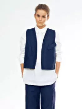 Выкройка: Жилет прямого кроя
