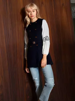 Выкройка: Жилет с двубортной застёжкой