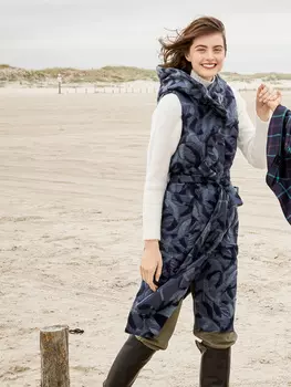 Выкройка: Жилет с капюшоном