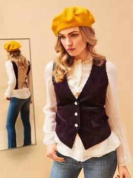 Выкройка: Жилет в мужском стиле