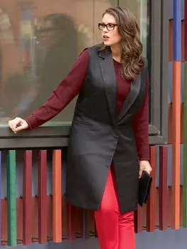 Выкройка: Жилет в стиле блейзера