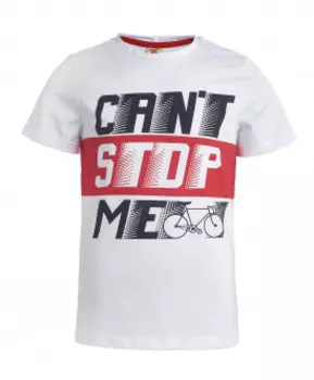 Белая футболка с коротким рукавом Button Blue