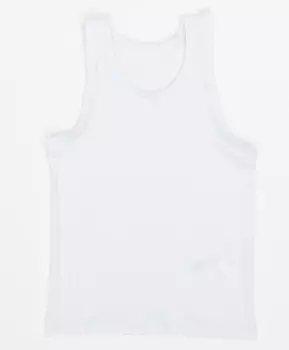 Белая майка Button Blue