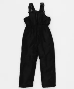 Черный зимний полукомбинезон Button Blue