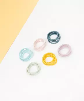 Комплект резинок для волос, 30 шт. Button Blue