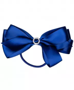 Синяя резинка с декором Button Blue