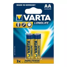 Батарейки алкалин Varta Longlife AA 2шт