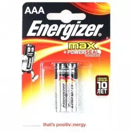 Батарейки Energizer Max E92AAA 2 штуки