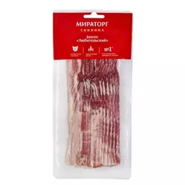 Бекон свиной любительский Мираторг 260г