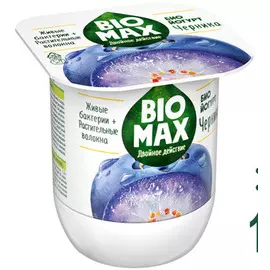 Биойогурт черника Био Макс 2,2% 125г