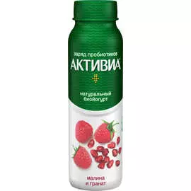 Биойогурт малина-гранат Активия 2,1% 260г