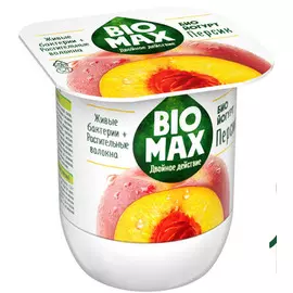 Биойогурт персик Био Макс 2,2% 125г