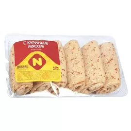 Блинчики с куриным мясом Останкино 420г