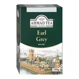 Чай эрл грей черный с бергамотом Ahmad Tea 100г