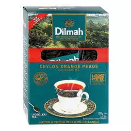 Чай цейлонский крупный листовой Dilmah 100г