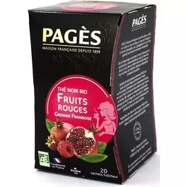 Чай черный био малина и гранат Pages 36г