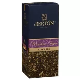 Чай черный горный чабрец Berton 40г