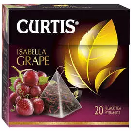 Чай черный Isabella Grape Curtis 20 пак*1,8г