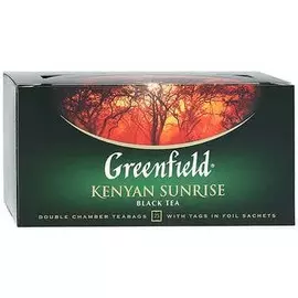 Чай черный kenyan sunrise Greenfield