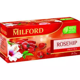 Чай фруктовый шиповник Milford 40г