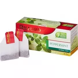 Чай травяной мята перечная Milford 20 пакетиков*1,5г