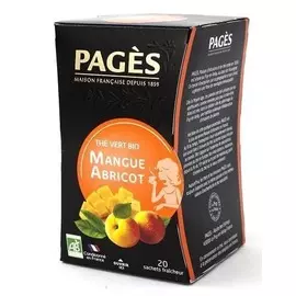Чай зеленый био манго абрикос Pages 36г