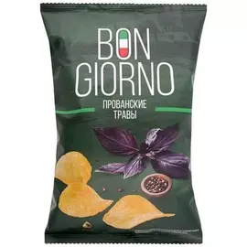 Чипсы картофельные со вкусом прованские травы Bon Giorno 90г