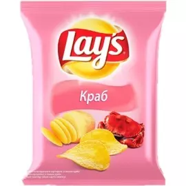 Чипсы Лейз Краб 50г (св/у) Верный