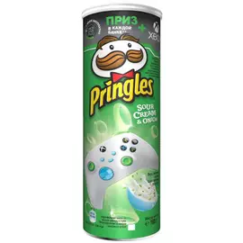 Чипсы Pringles вкус сметаны и лука/паприки 165г