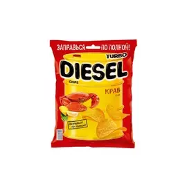 Чипсы со вкусом краба TurboDiesel 75 г
