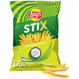 Чипсы стикс сметана и лук Lays 65г