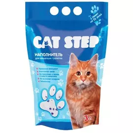 Д/жив Наполнитель д/кошачьих туалетов Cat Step 3л (св/у) Верный