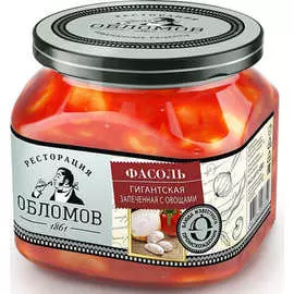 Фасоль баклажантоматы Ресторация Обломов 450г