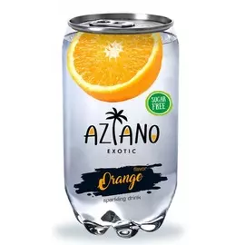 Газированный напиток апельсин Aziano 350мл