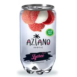 Газированный напиток личи Aziano 350мл